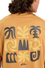 Quiksilver Pto Sun Flow - Camiseta para homem de manga curta camel