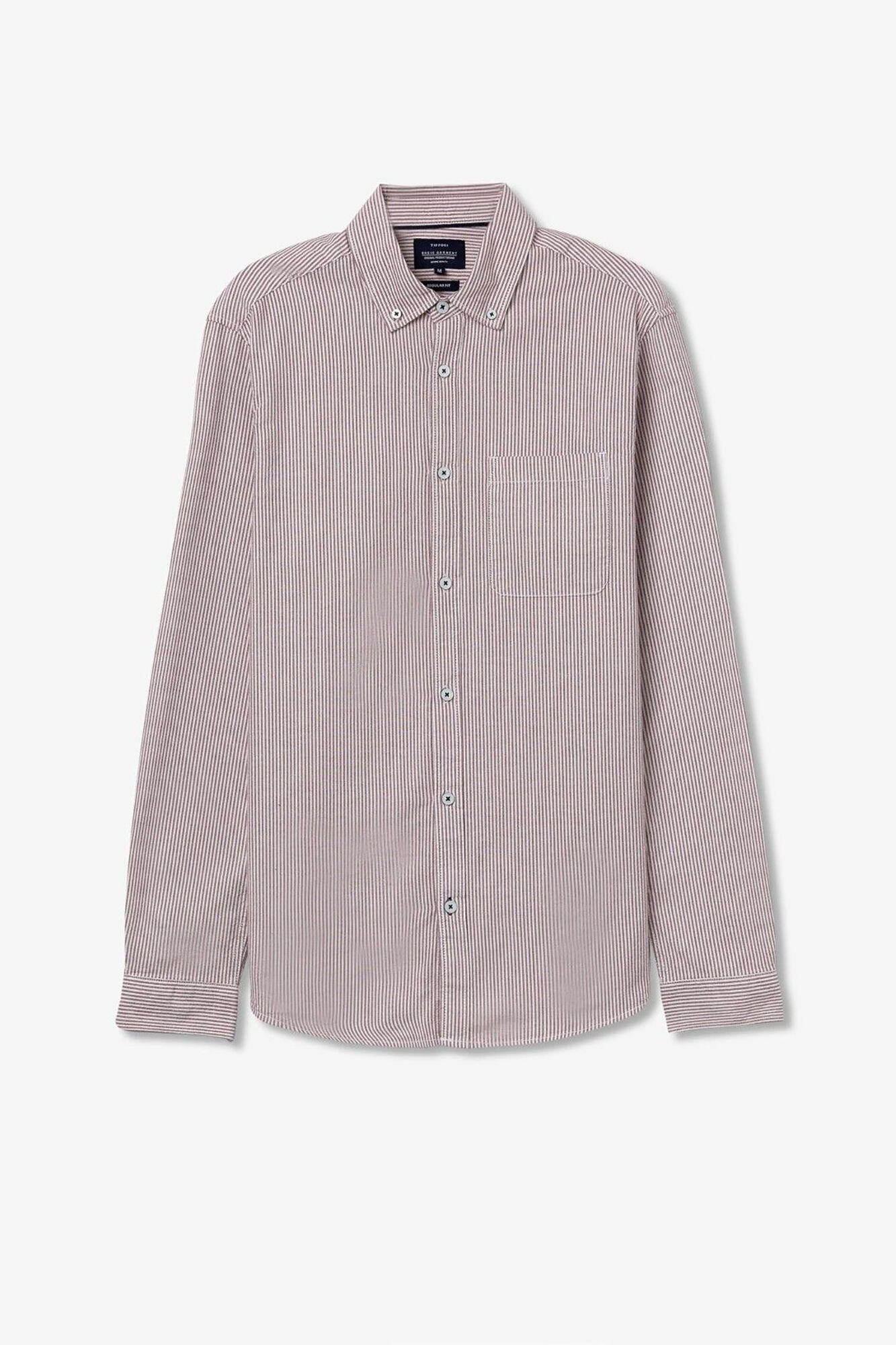 Tiffosi Camisa Regular Fit Oxford Rayas