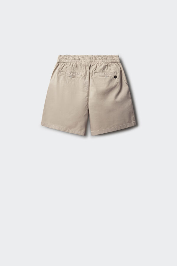 Springfield Kids Bermudas calças chino leves de menino bege