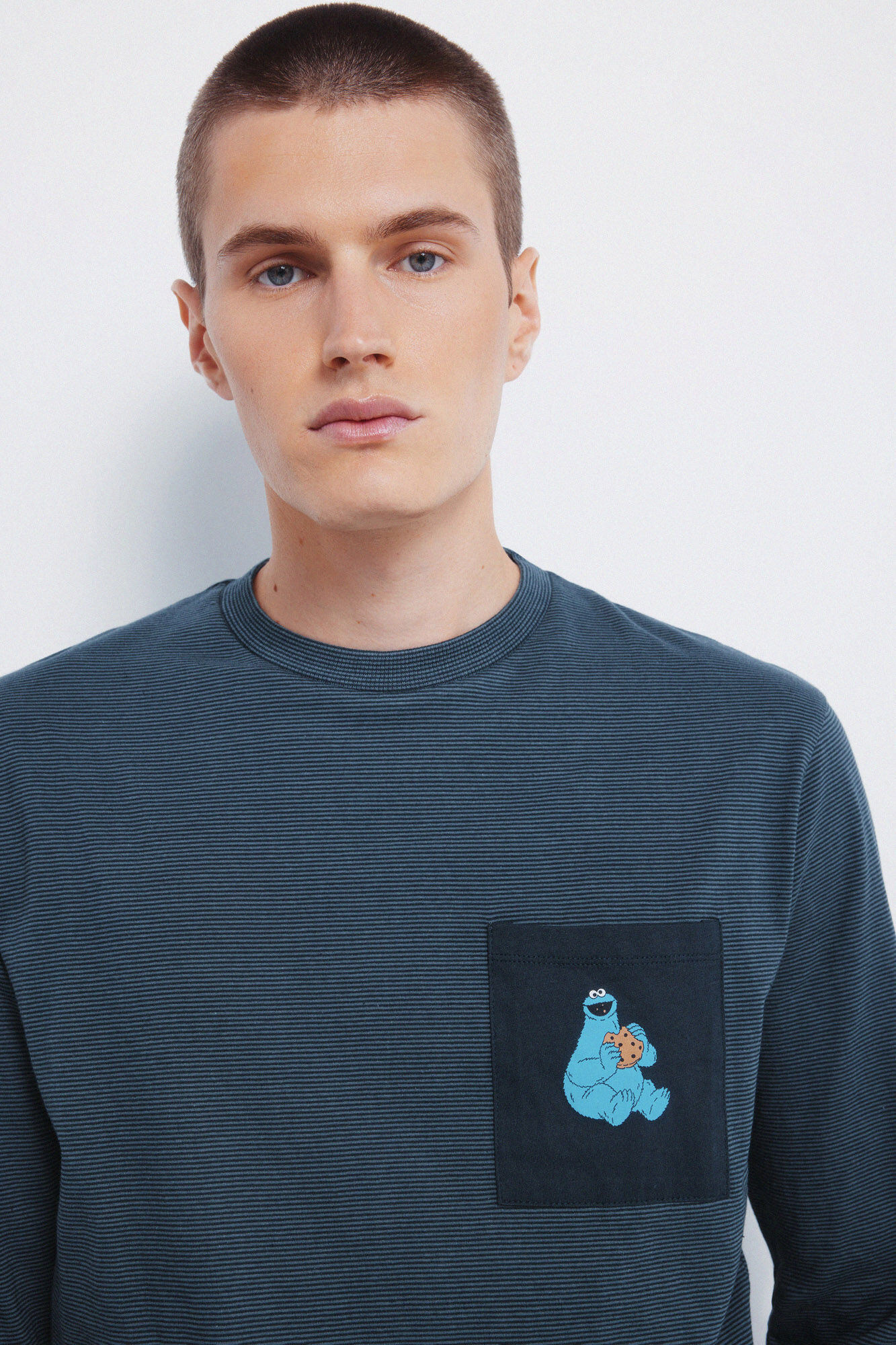 Springfield Pijama longo do Cookie Monster
