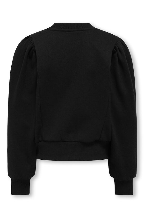 Only Girls Sweatshirt com brilhantes preto