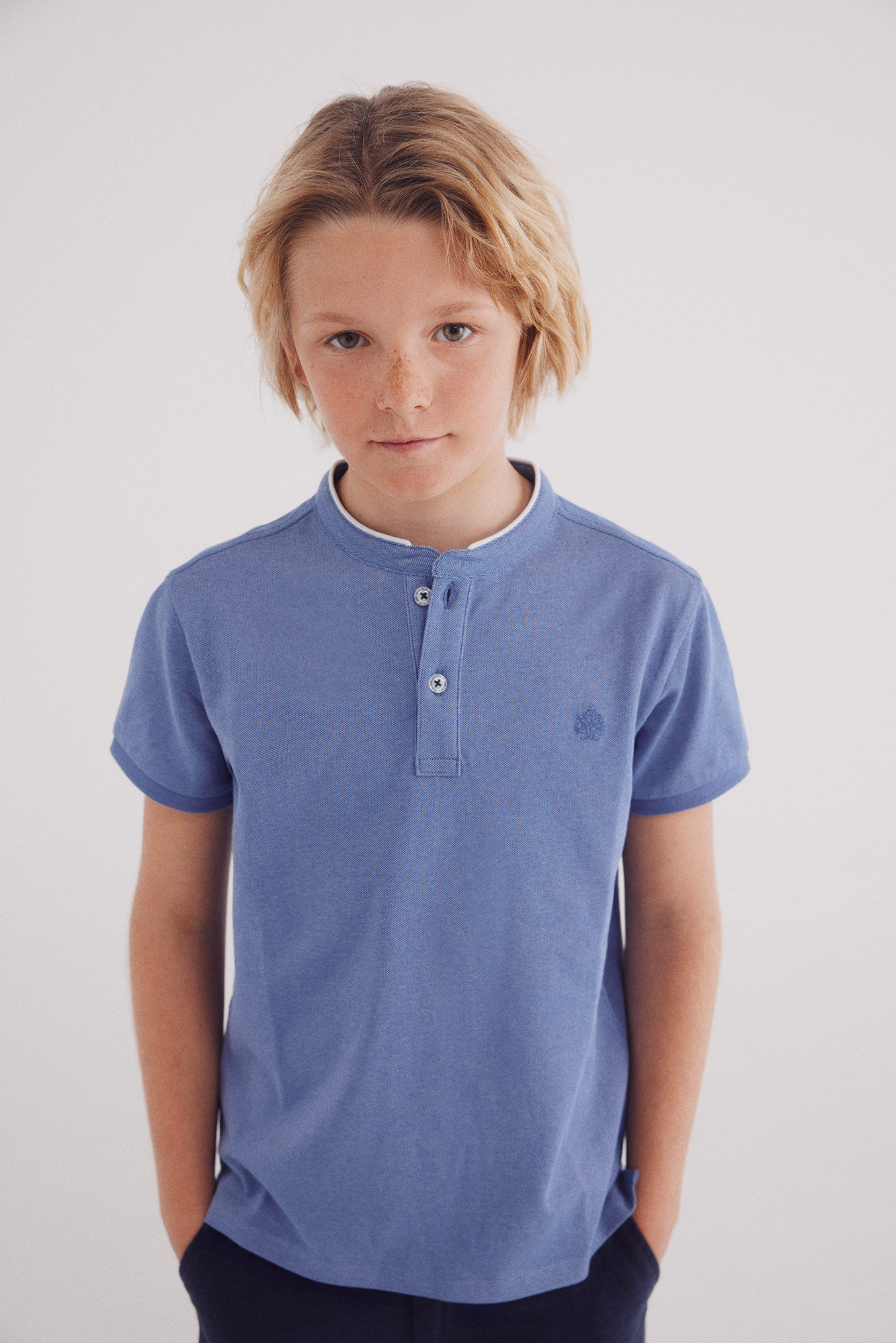 Springfield Kids Polo cuello mao oxford ni&ntilde;o