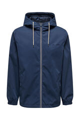 Only & Sons Casaco com capuz azul
