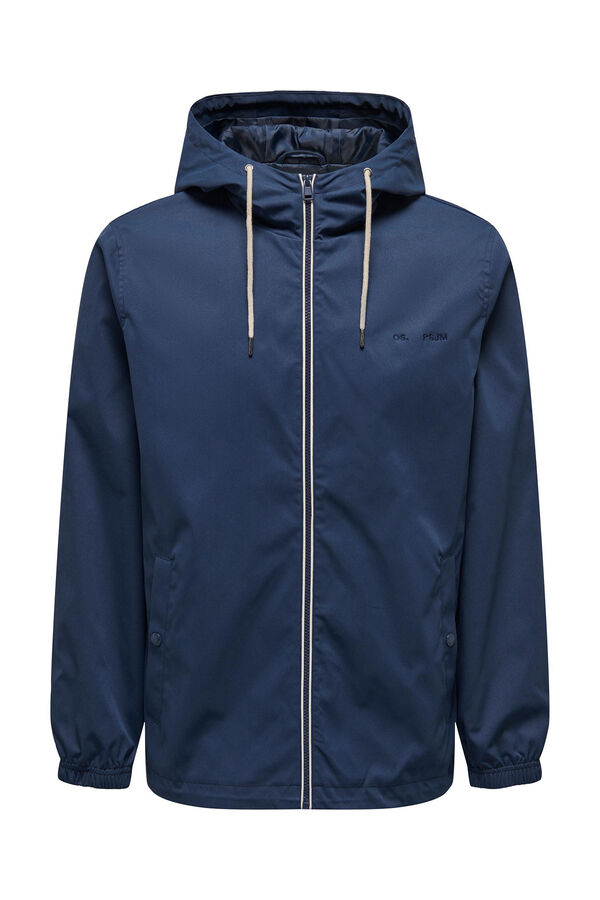Only & Sons Casaco com capuz azul
