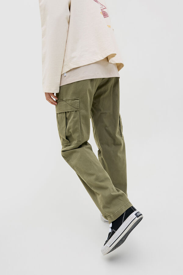 Jack & Jones Pantal&oacute;n cargo relaxed fit verde