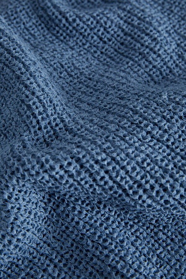 Jack & Jones Top de al&ccedil;as de malha fina azul