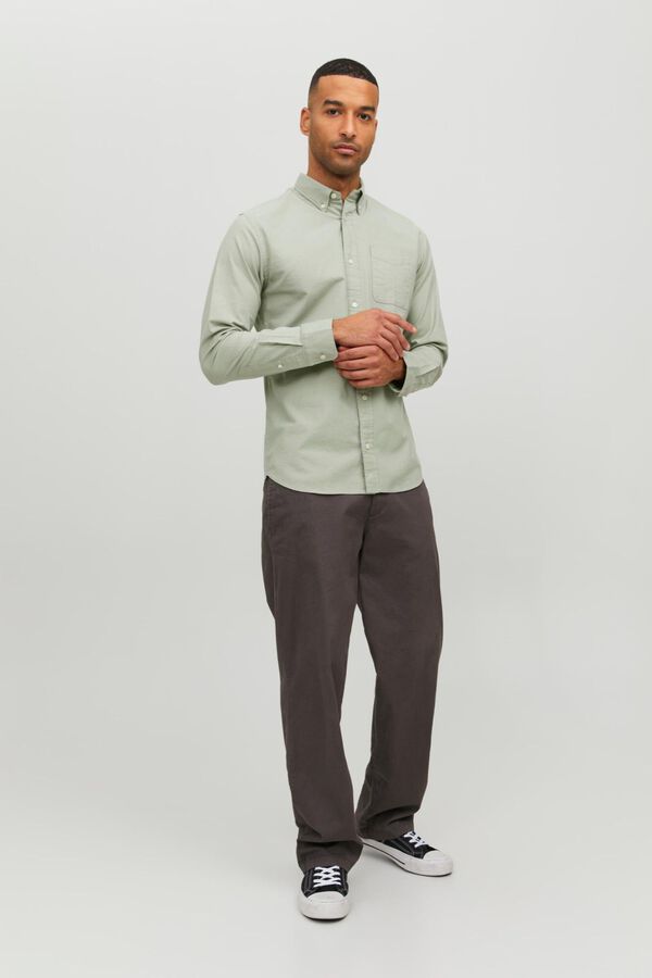 Jack & Jones Camisa oxford verde