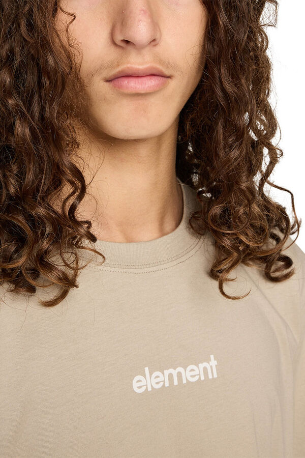 Element T-shirt de manga curta cru