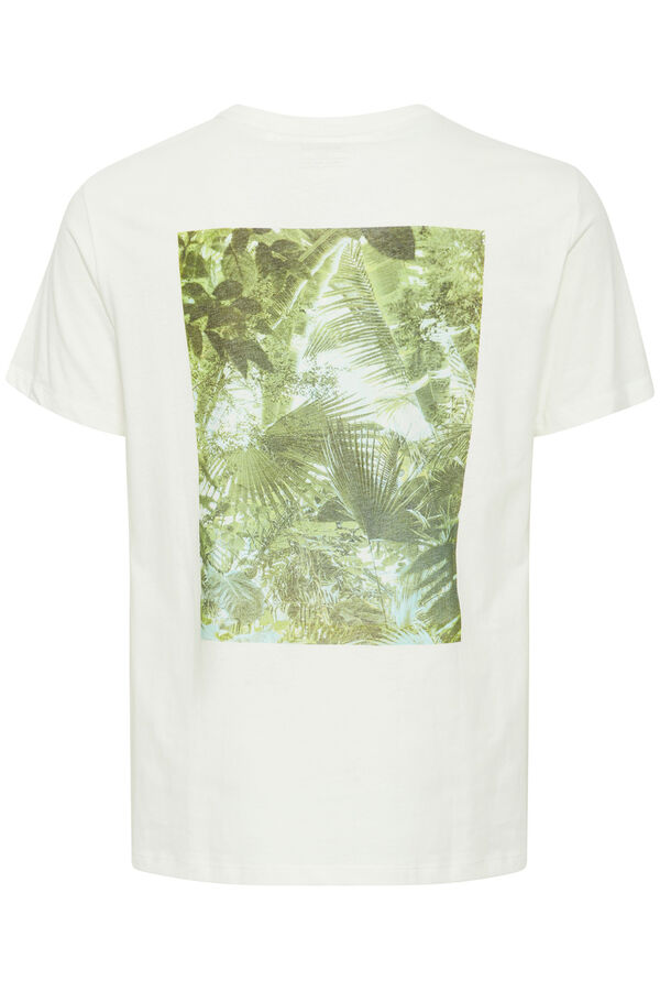 Blend T-shirt Manga Curta - Print Costas branco