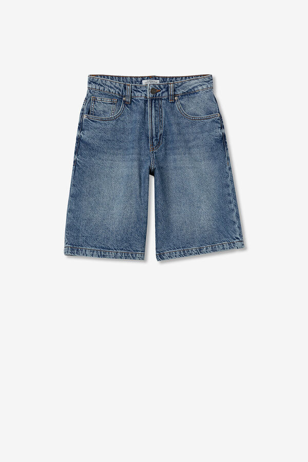 Tiffosi Bermudas vaqueras boyfriend azul