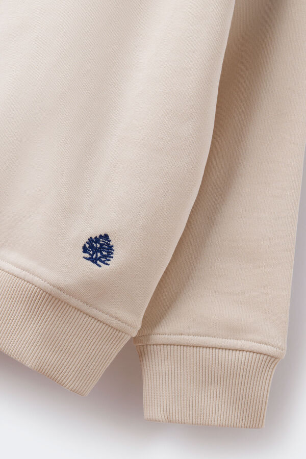 Springfield Kids Sweatshirt folho ombros menina bege