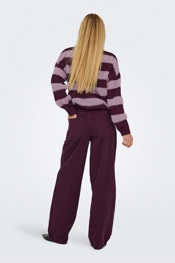 Only Cal&ccedil;a jeans barril estampado