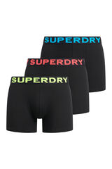 Superdry Boxer pack de 3 negro
