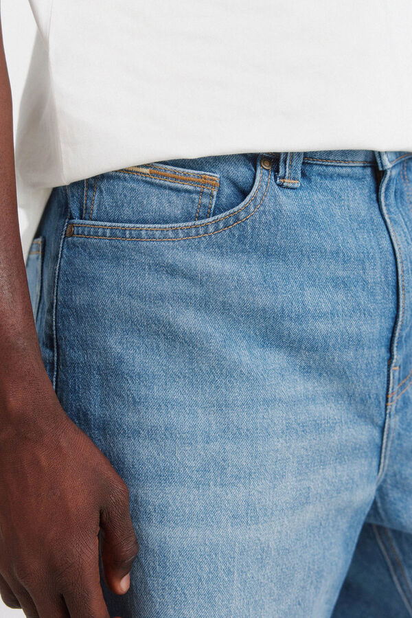 Springfield Bermuda vaquera regular fit azul