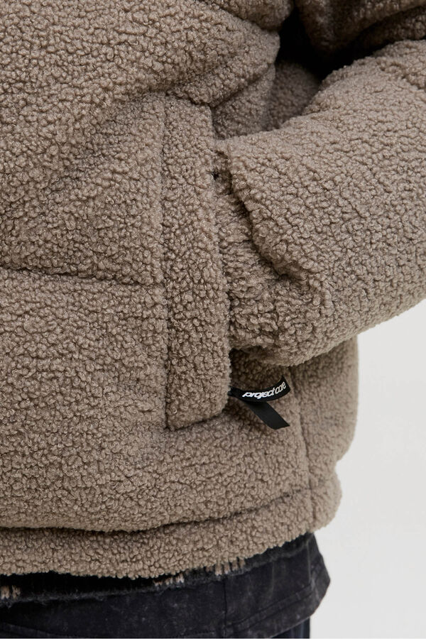 Jack & Jones Casaco puffer Teddy cru