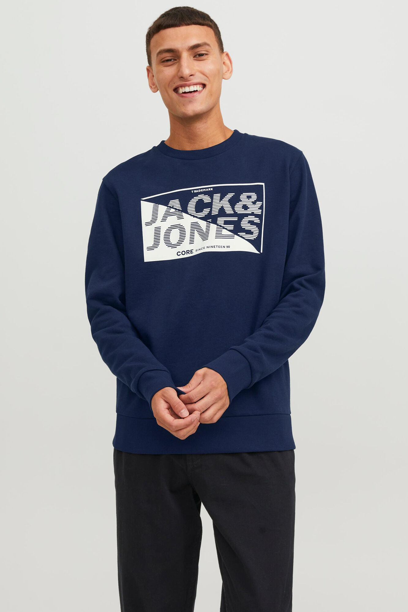 Jack & Jones Sweatshirt gola redonda print logo