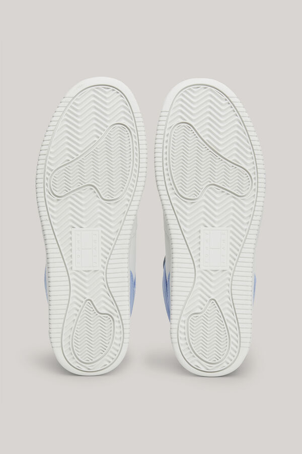 Tommy Jeans Retro basket en material mix Tommy Jeans azul