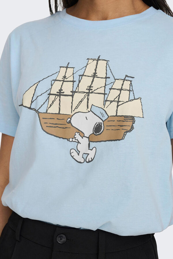 Springfield T-shirt do Snoopy mix azul