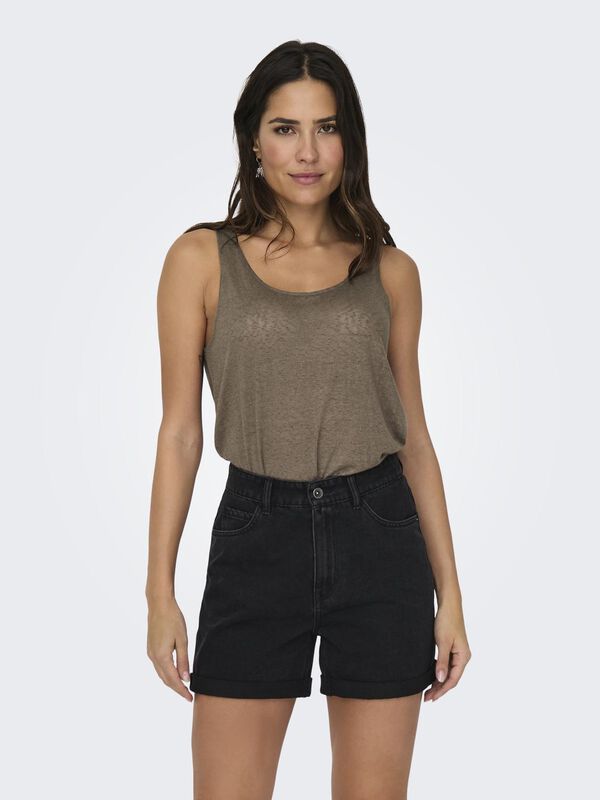 Only Camiseta sin mangas gris