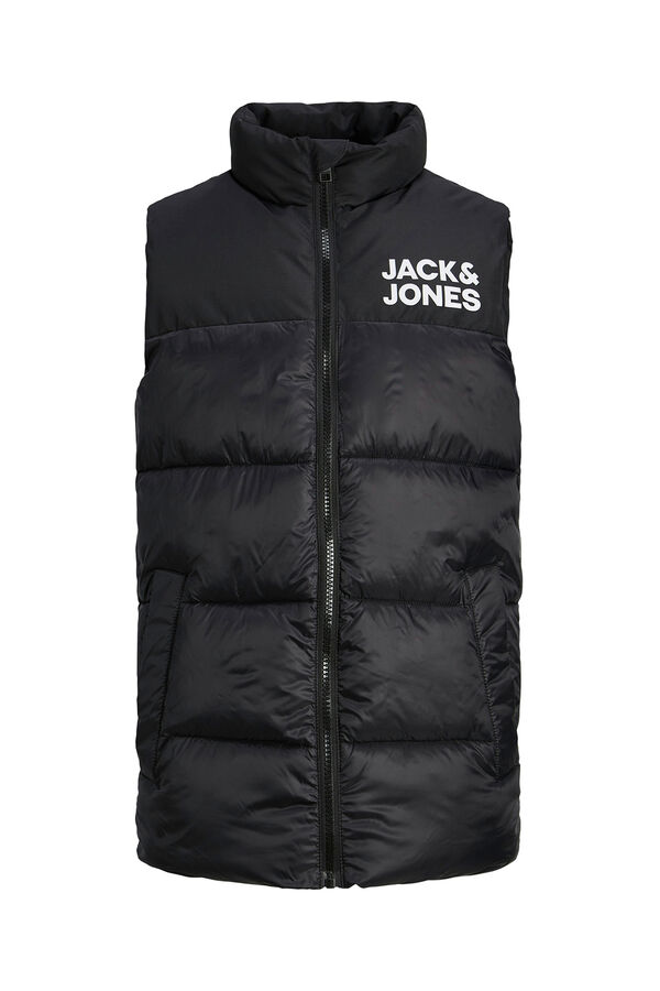 Jack & Jones Junior Colete acolchoado preto