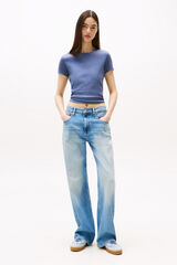 Tommy Jeans T-shirt de mulher azul