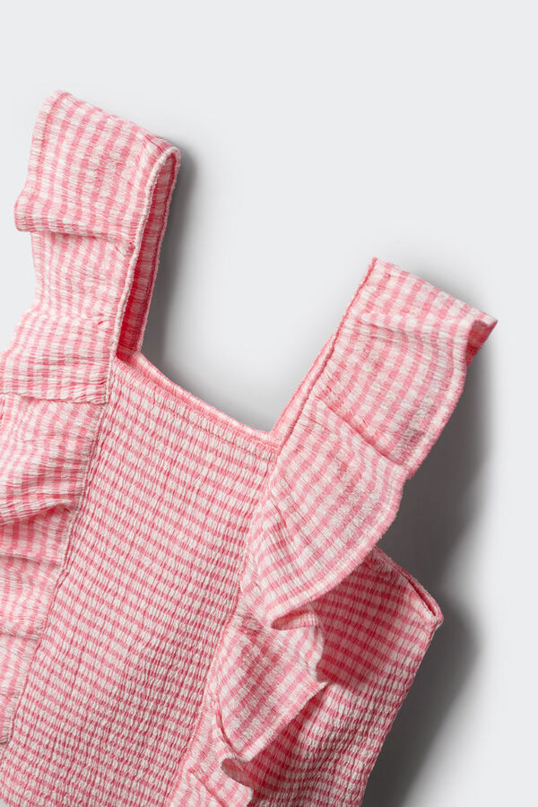 Springfield Kids Top vichy ni&ntilde;a rosa