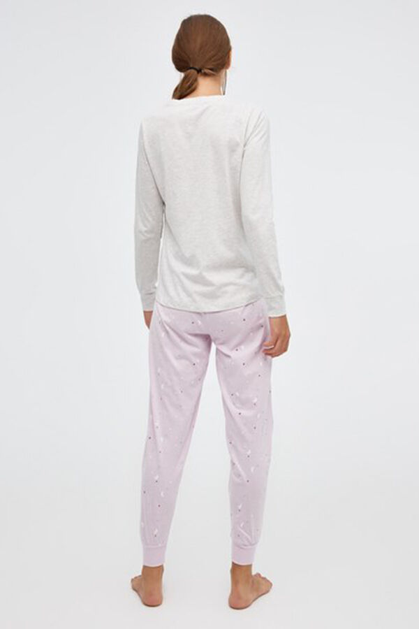 Inside Conjunto Pijama Mujer gris