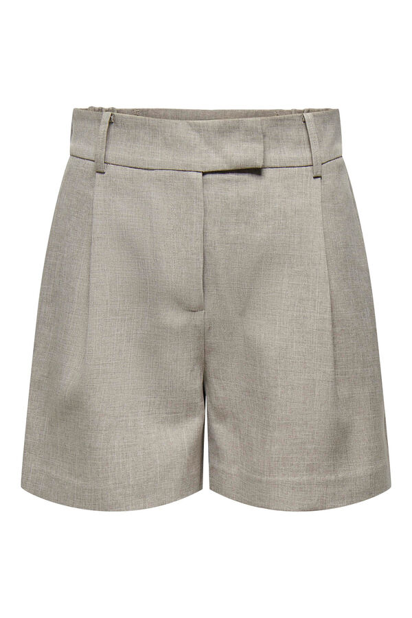 Only Calças curtas pinças cru