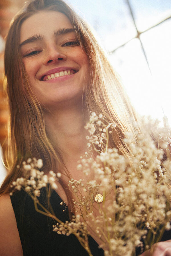 Springfield Chaleco Lino negro