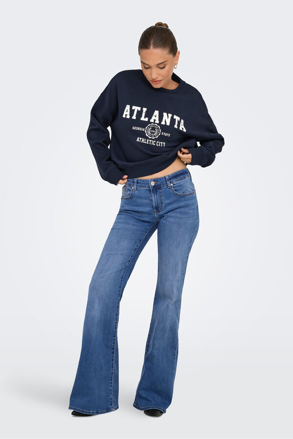 Only Cal&ccedil;a jeans boca de sino azul