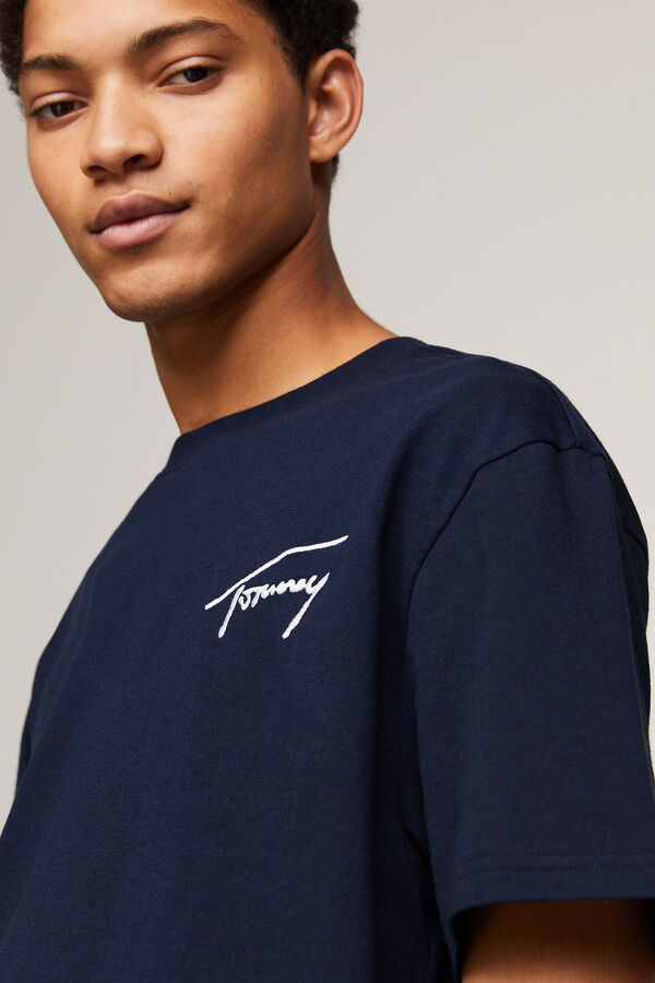 Tommy Jeans T-shirt de homem Tommy Jeans azul