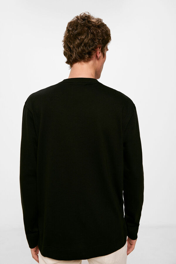 Springfield Camiseta textura negro