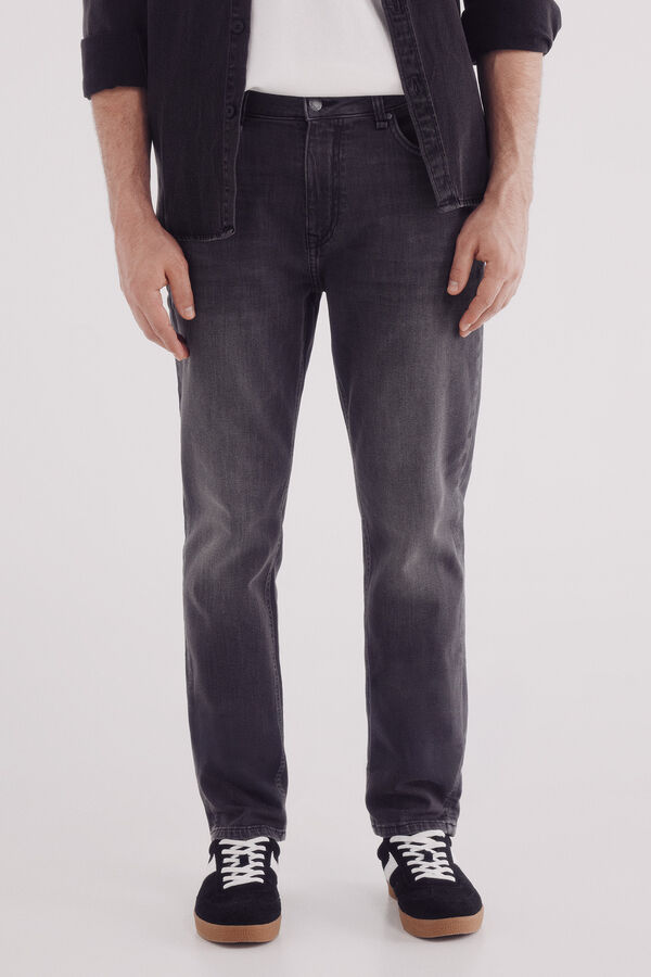Springfield Jeans slim fit ultraleve cinzento