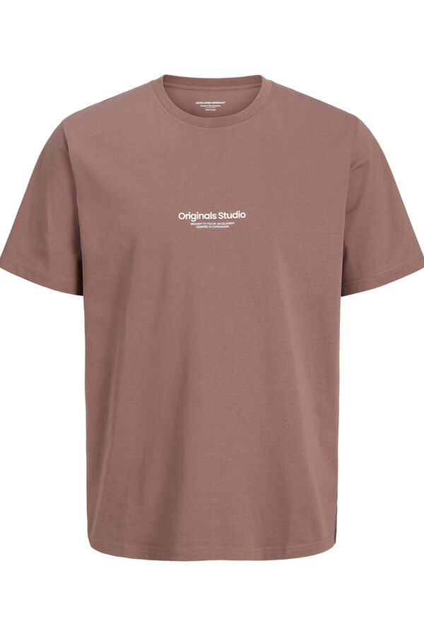 Jack & Jones Camiseta original studio marr&oacute;n