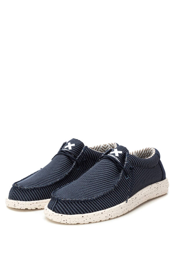 XTI nautico de hombre textil azul