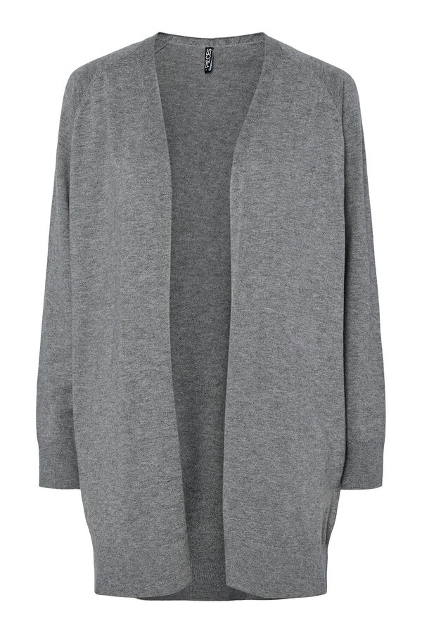 Pieces C&aacute;rdigan de punto gris