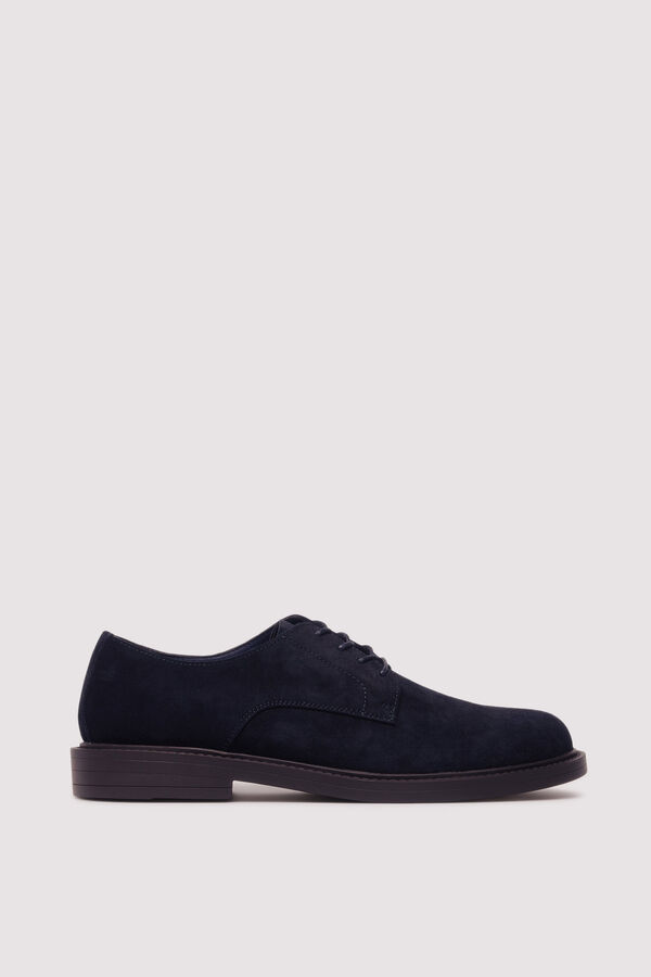 Springfield Zapato vestir piel azul