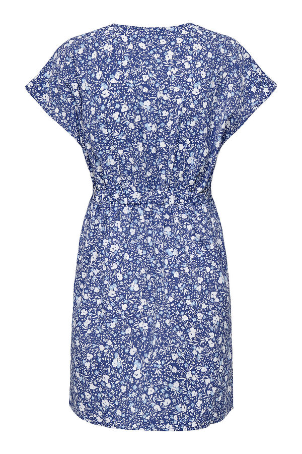 Only Vestido curto fluido rosa