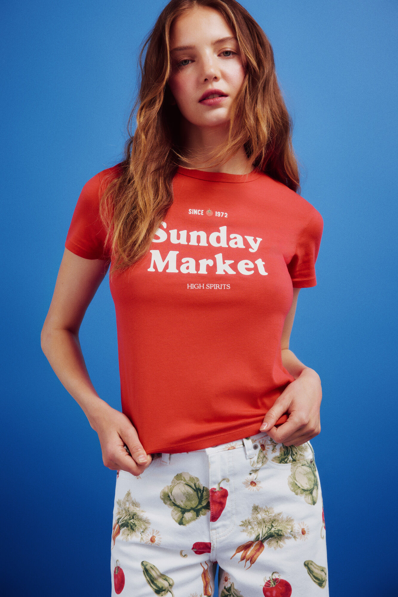 High Spirits T- Shirt Rouge 