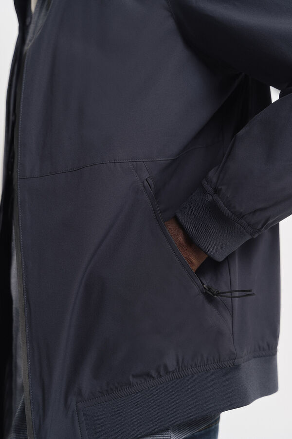 Springfield Casaco t&eacute;cnico azul