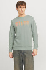Jack & Jones Sweatshirt de ajuste padr&atilde;o verde