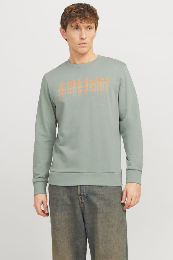 Jack & Jones Sweatshirt de ajuste padr&atilde;o verde