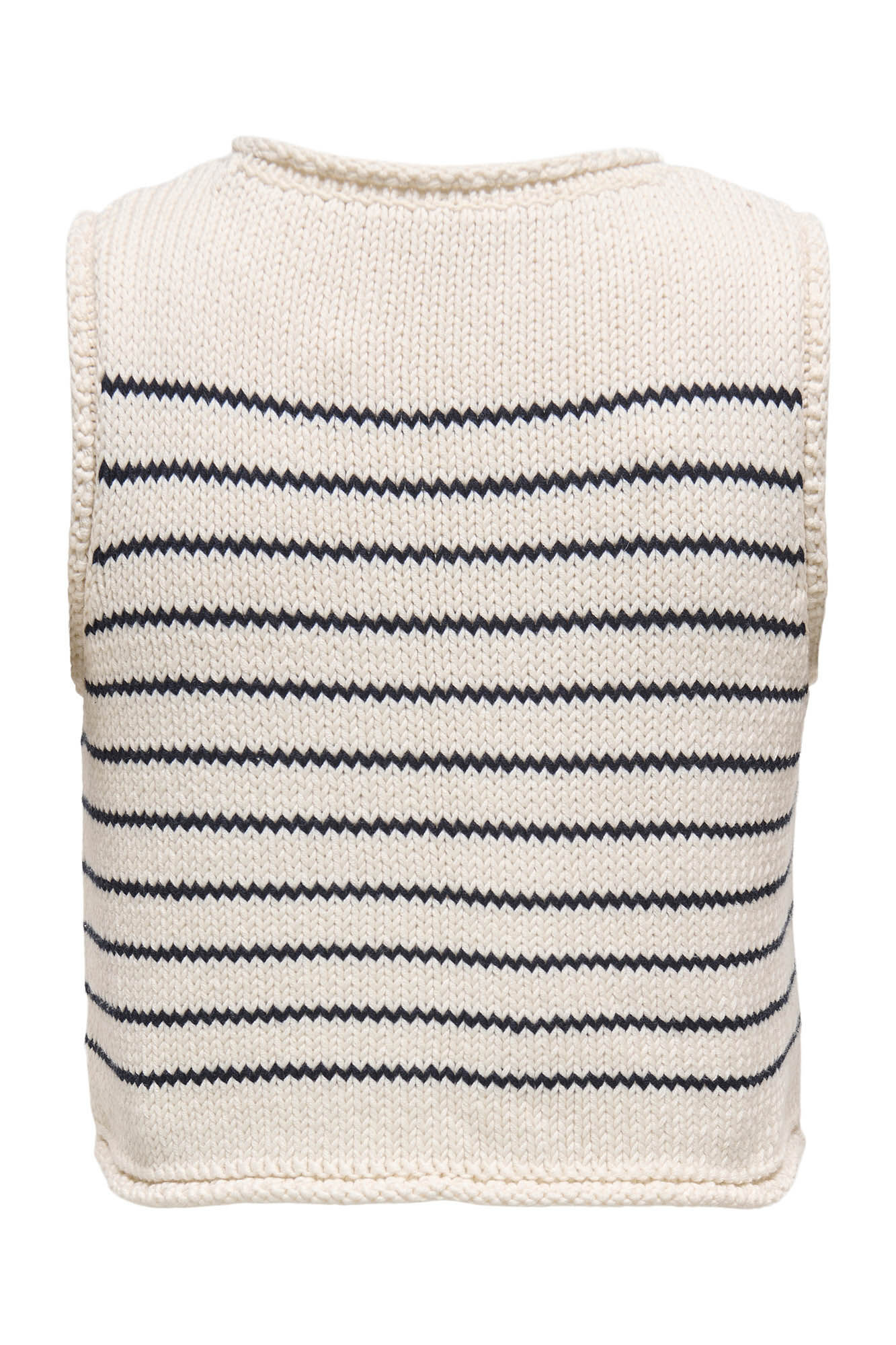 Only Top de punto de rayas