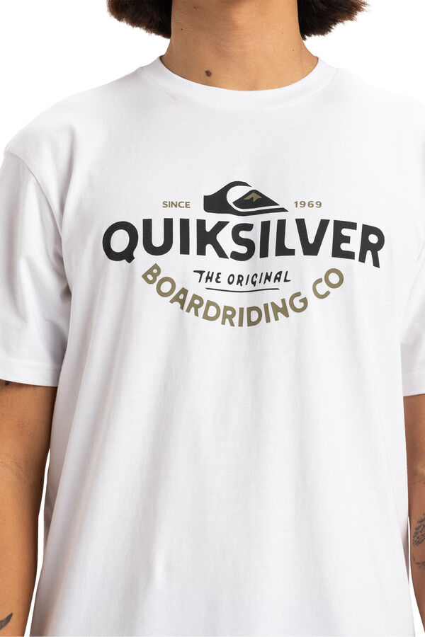 Quiksilver  Camiseta masculina de manga curta branco