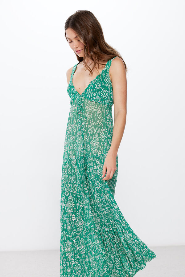 High Spirits Vestido Gardenia verde