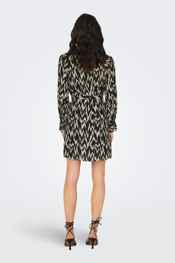 JDY Vestido curto cinzento