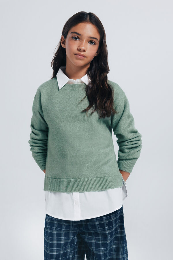 Springfield Kids Jersey camisero ni&ntilde;a. verde