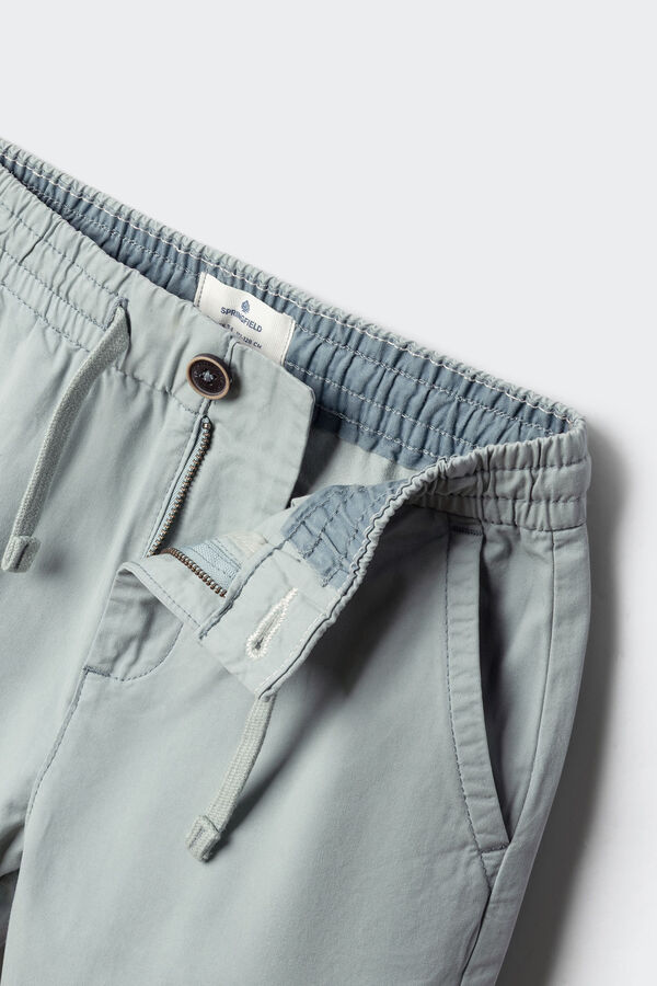 Springfield Kids Cal&ccedil;as chino cargo para menino azul