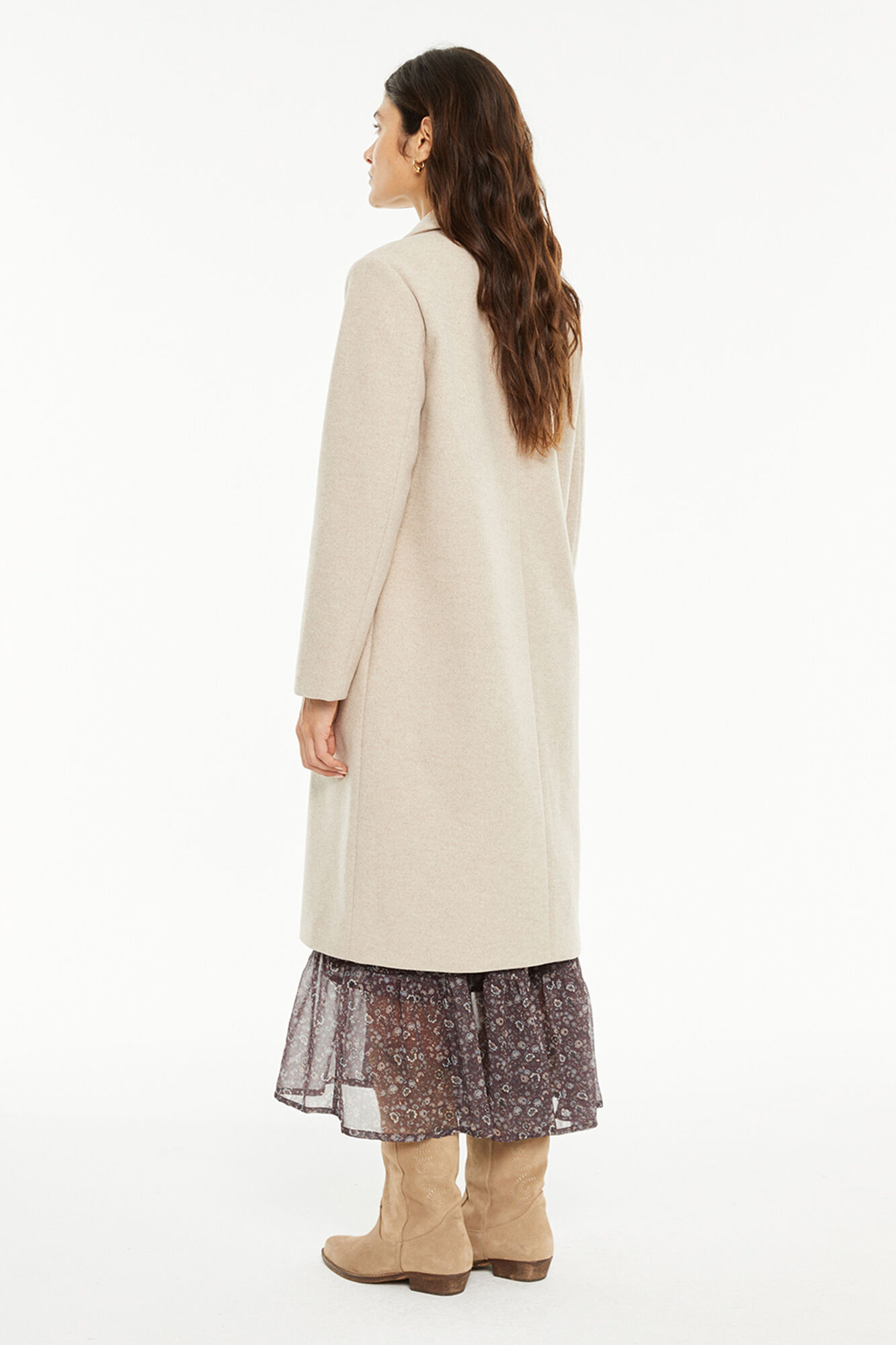 System Action Abrigo largo bolsillos