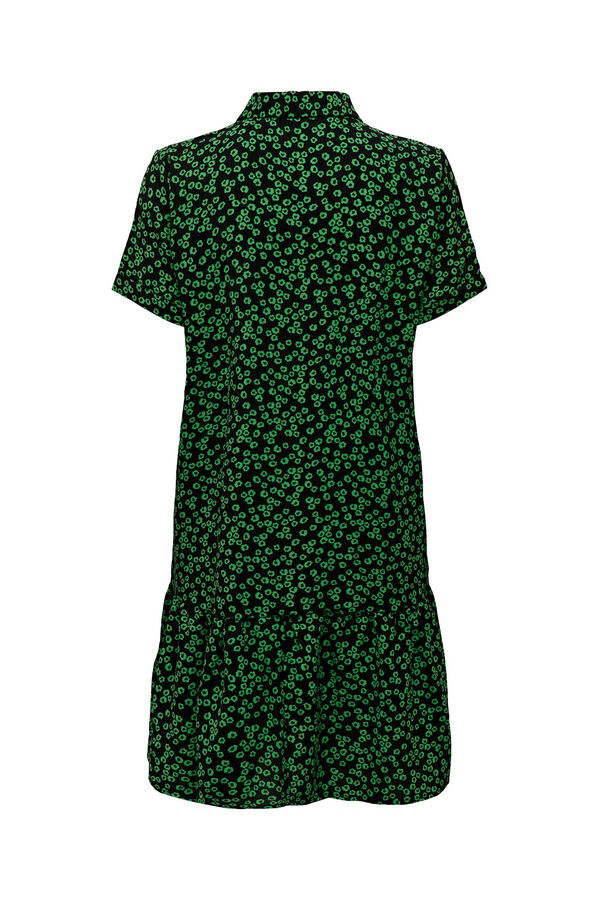 JDY Vestido camisero corto verde